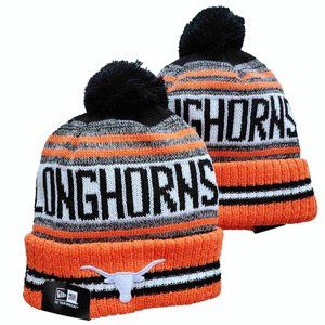 Texas LONGHORNS Sport Knit Beanie Winter Pom Hat Adult One Size Fits Most